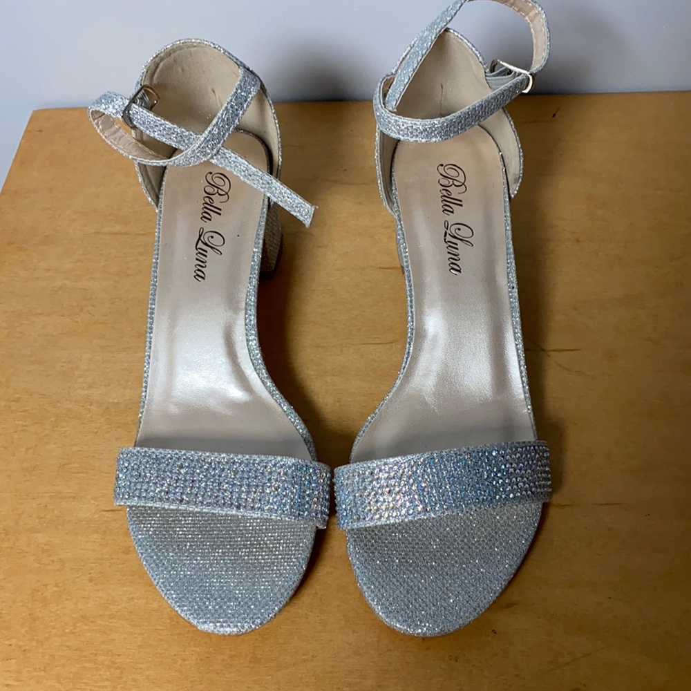 Silver Studded Heels